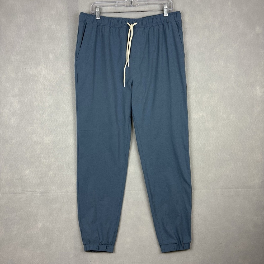 Marine Layer Saturday Joggers Men’s Large Blue Polyester Athletic Beach Coastal